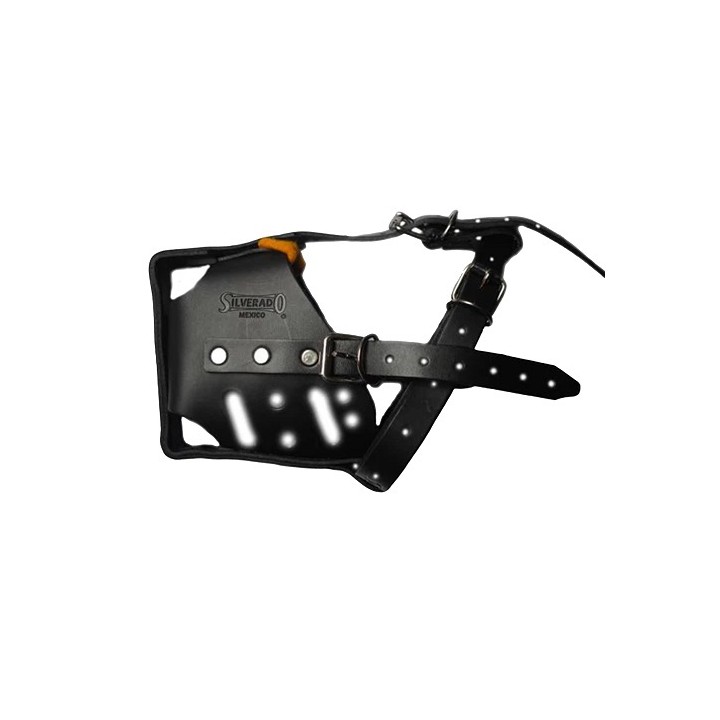 BOZAL DE PIEL CHOQUE K9 G