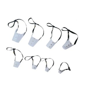 JGO DE BOZAL DE PLASTICO PARA PERRO 8PZS.