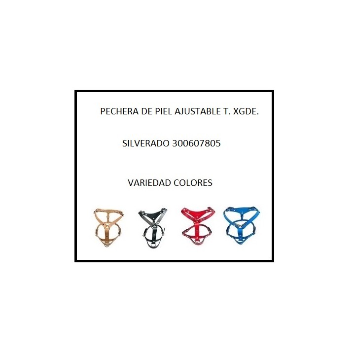PECHERA PIEL AJUSTABLE XG.