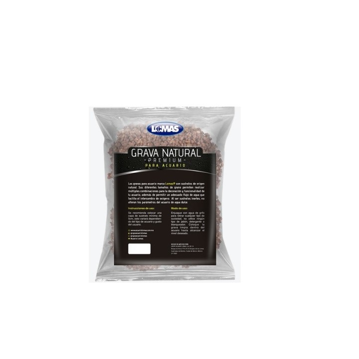 GRAVA P/ACUARIO-MARMOL ROJO INTENSO 3KGS