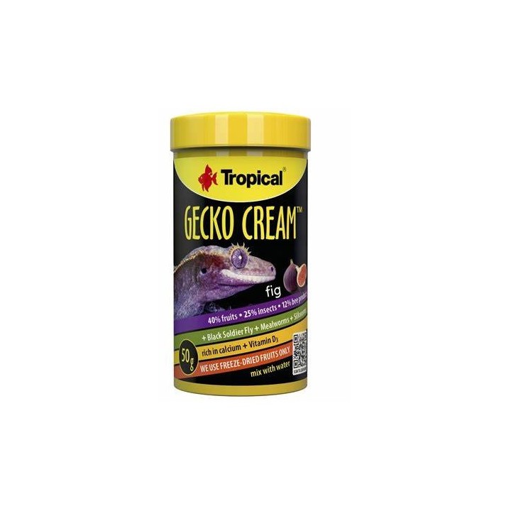 TROPICAL GECKO CREAM FIG 125GRS
