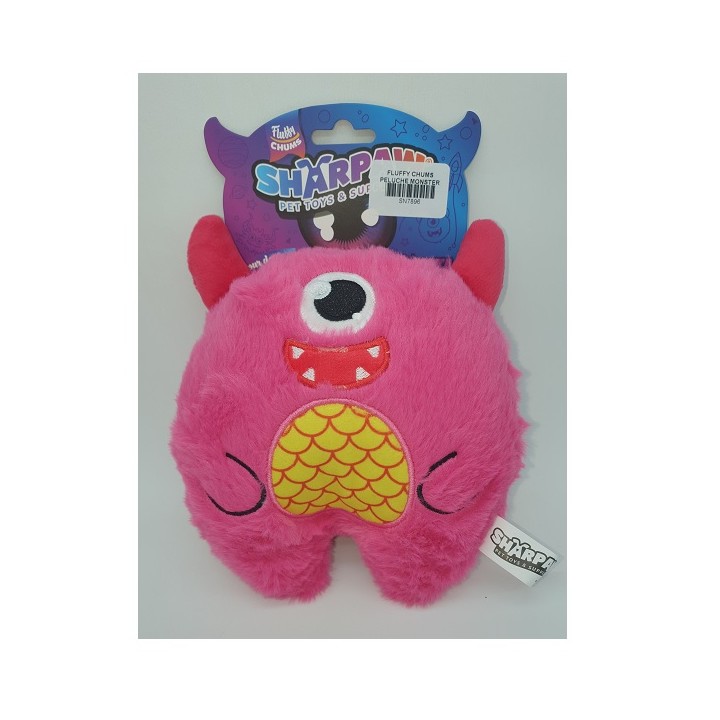 FLUFFY CHUMS PELUCHE MONSTER PINK