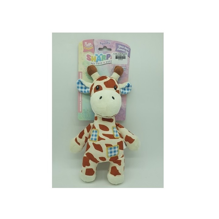 FLUFFY CHUMS PELUCHE JIRAFA BABY 28CM