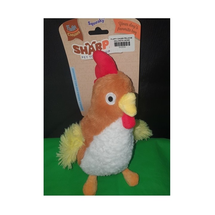 FLUFFY CHUMS PELUCHE GALLINOTA 20CMS
