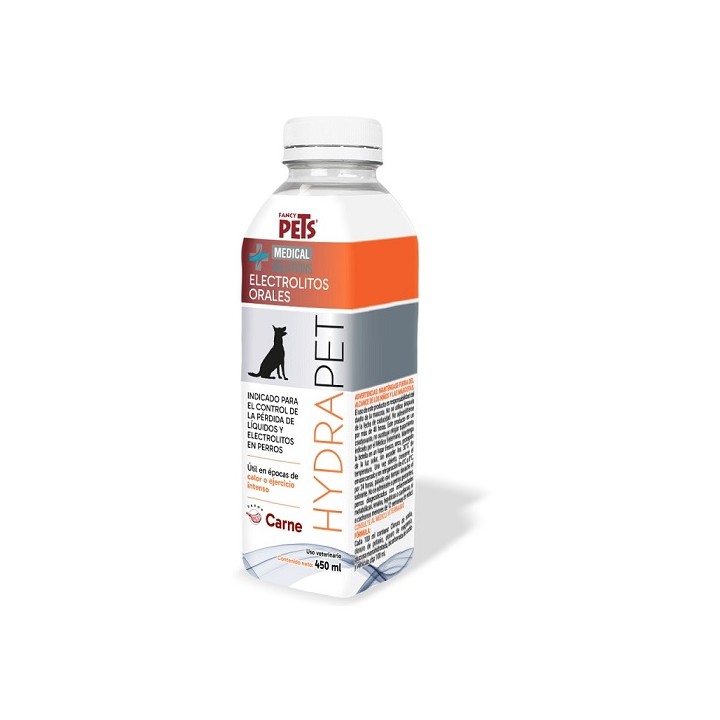 MS HYDRAPET ELECTROLITOS ORALES SABOR CARNE P/PERRO