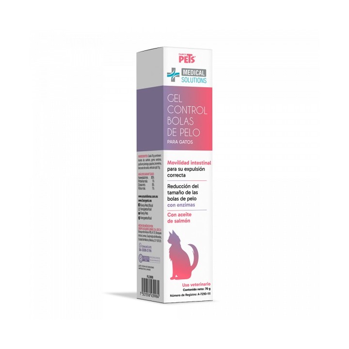 MS GEL CONTROL BOLAS DE PELO P/GATO 70GRS