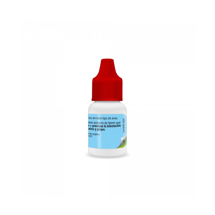 REPELENTE NATURAL DE ACAROS Y PIOJOS P/AVES 10ML