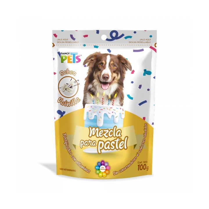 MEZCLA P/PASTEL SABOR VAINILLA 100GRS