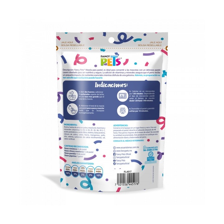 MEZCLA P/PASTEL SABOR COOKIES AND CREAM 100GRS