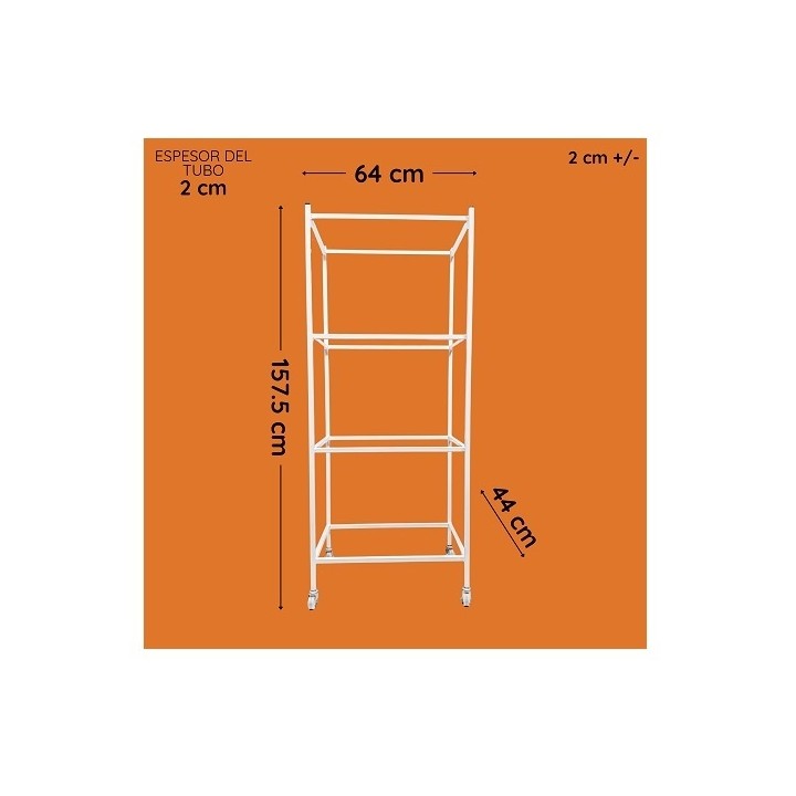 RACK EXHIBIDOR CON LLANTAS PARA FA0039