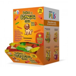 CAJA DE PALITOS DE CARNAZA CRUZ 1KG