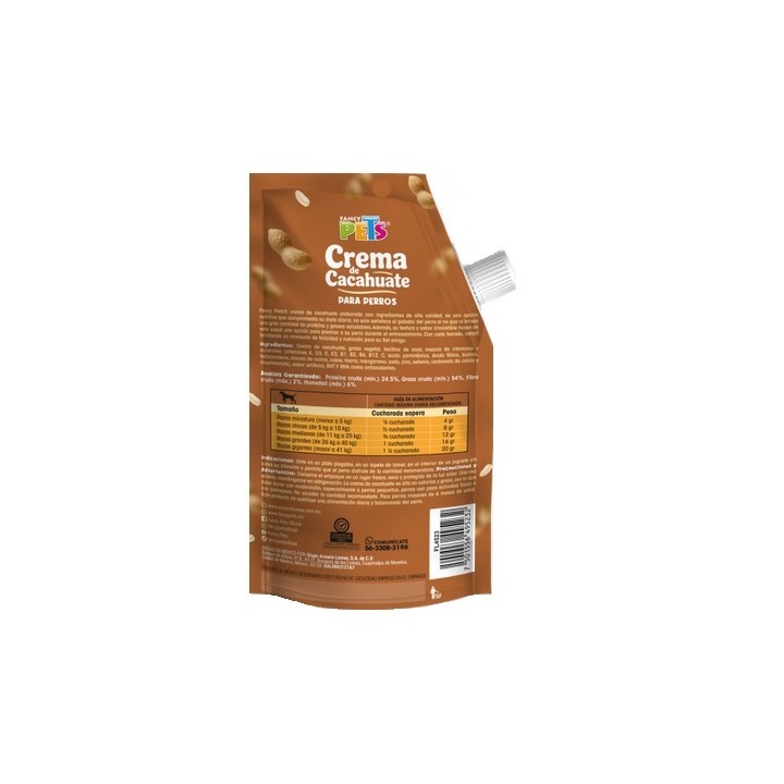 CREMA DE CACAHUATE P/PERROS